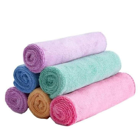 Premium 6-Piece Soft Bath Towel Set 35x35 cm Multi-Color Towels for Home Kitchen and Travel with Stylish Storage Box Everyday Use