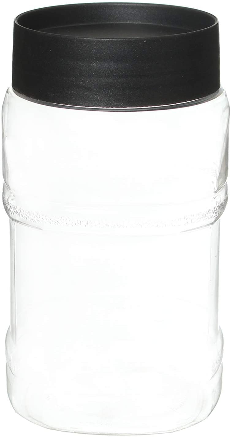 elyassin Max plast Plastic Legumes Storage Jar with Lid, Multi color, (2200 ml)