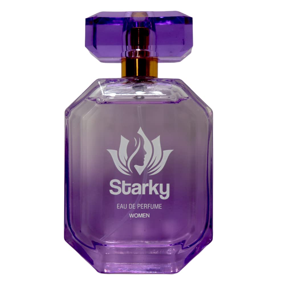 Starky Eau De Perfume Natural Spray Vaporisateur For Women 100ml-Purple