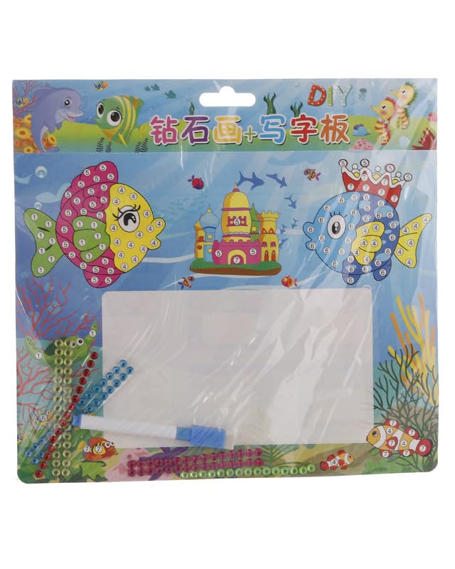 3A Yd-H015 Plastic Diamond & Tablet With Pen Toy For Kids - 3-5 Years Multi Color