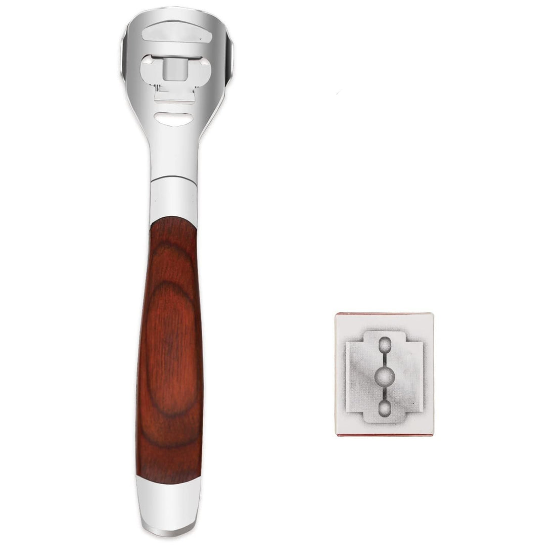 Powerful Foot Peeler for Dead Skin Remover Large Size Foot Scrubber with Wet Box - Get It Now for Soft and Supple Feet Generic