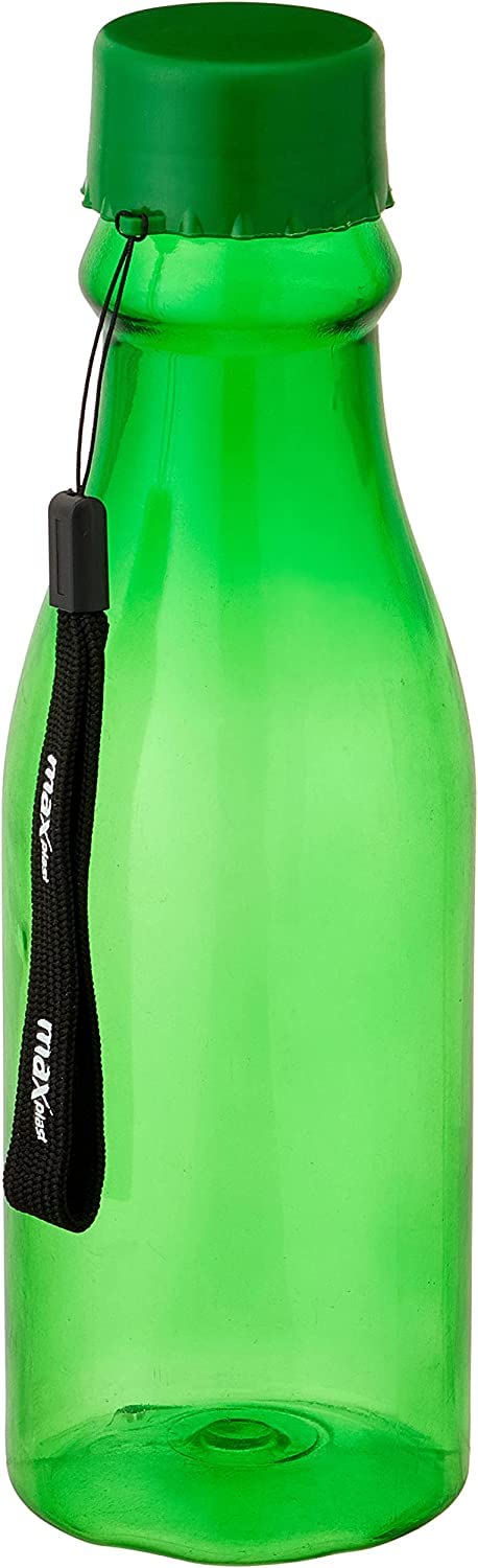 Yasin plastic sports water bottle - multicolored