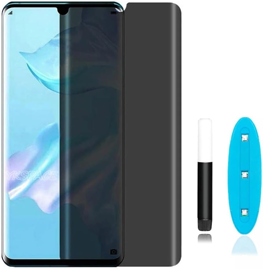 ذ UV Privcy Protective Tempered Glass Privacy Screen Protector 3D Curved Edge Realme 10 Pro Plus Privacy Anti-Scratch Smear Full Cover Screen