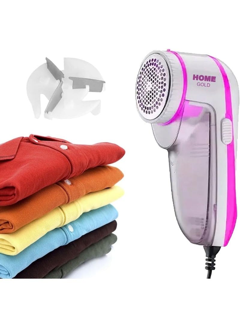 Home Gold The HG-088 lint remover removes lint and fluff from clothes and fabrics quickly and easily. Its secure metal mesh design and large lint collection capacity make it easy to use at home or whi