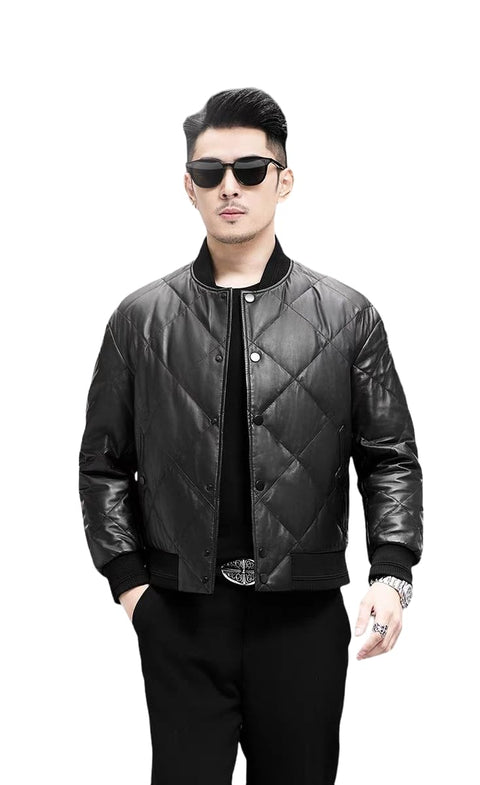 Top leather (M12) mens Smooth Lamb Leather Jacket