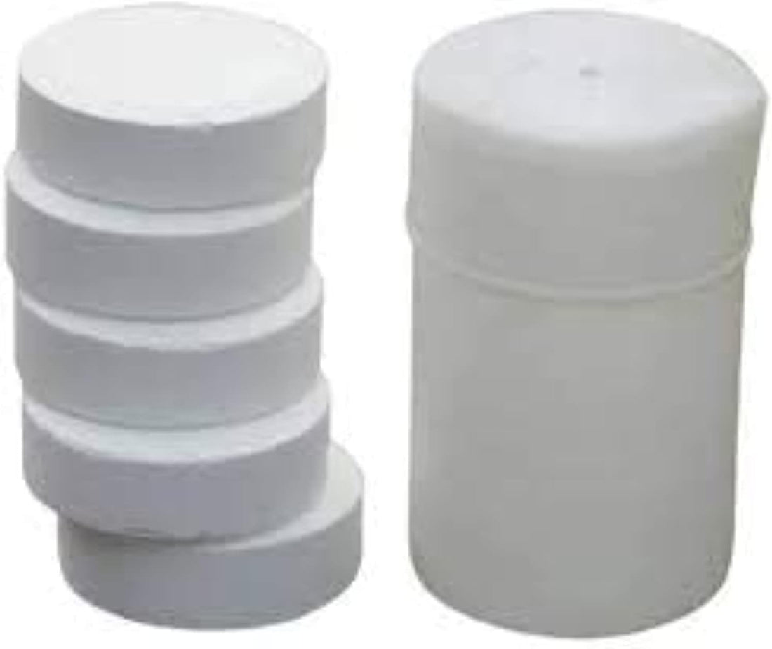 MySouq-Store 10 Beads Pool Chlorine Tablets & Water Cleaning With Antialga Inside 99% Purity