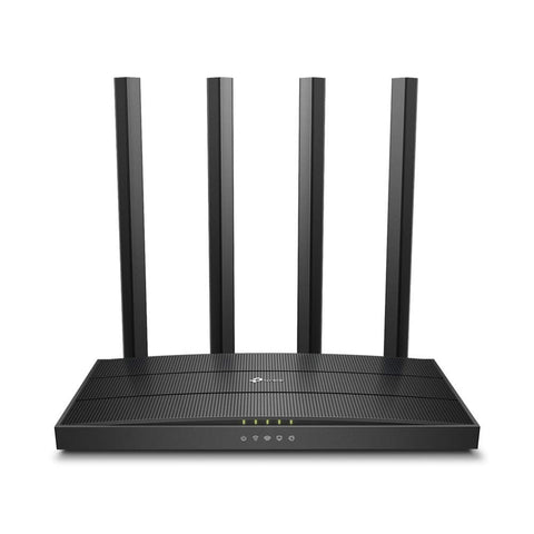 TP - Link AC1200 Archer C6 Mesh Wi-Fi Router Full Gigabit | 867 Mbps 5Ghz + 300 Mbps 2.4 Ghz 4 Antenna (Black)