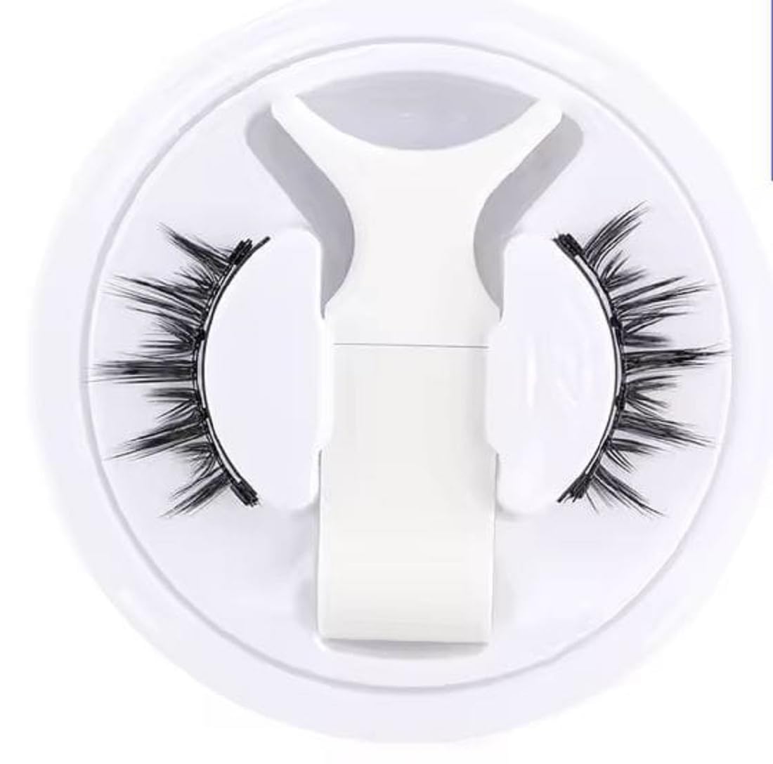 False Eyelashes LZ02, 3D Mink Effect, Natural Dramatic Look, Reusable Strip Lashes