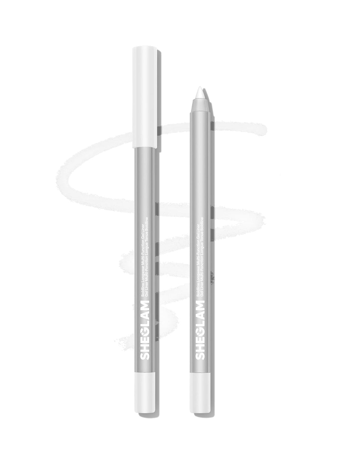 SHEGLAM Boldline Longwear Multi-Gel Eyeliner in 10 Colors, High Color, Smokey Eye, Creamy, Smooth, Shave-White