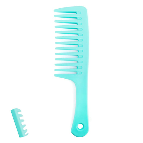 Wide Tooth Comb, Wide Tooth Comb for Curls, Hair Comb, Detangling Comb, Comb for Curly Hair, Wide Tooth Comb for Wet Hair, Wide Tooth Comb Detangler, Detangler Comb, Wide Comb, Large Tooth Comb, Blue