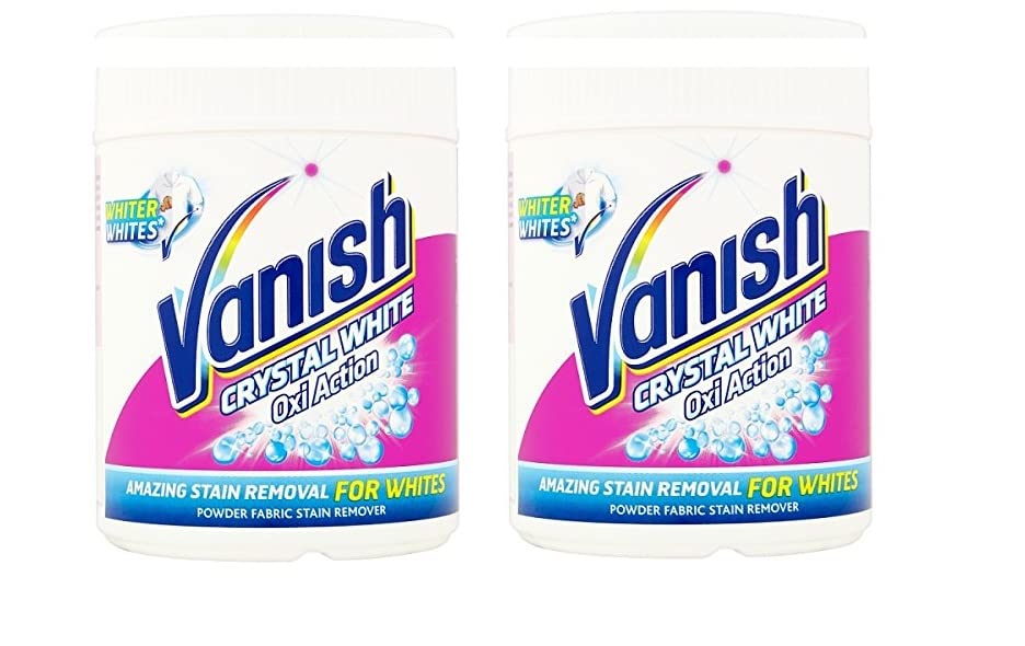 Vanish Oxi Action Crystal white Stain Remover 470g Powder Pack Of 2
