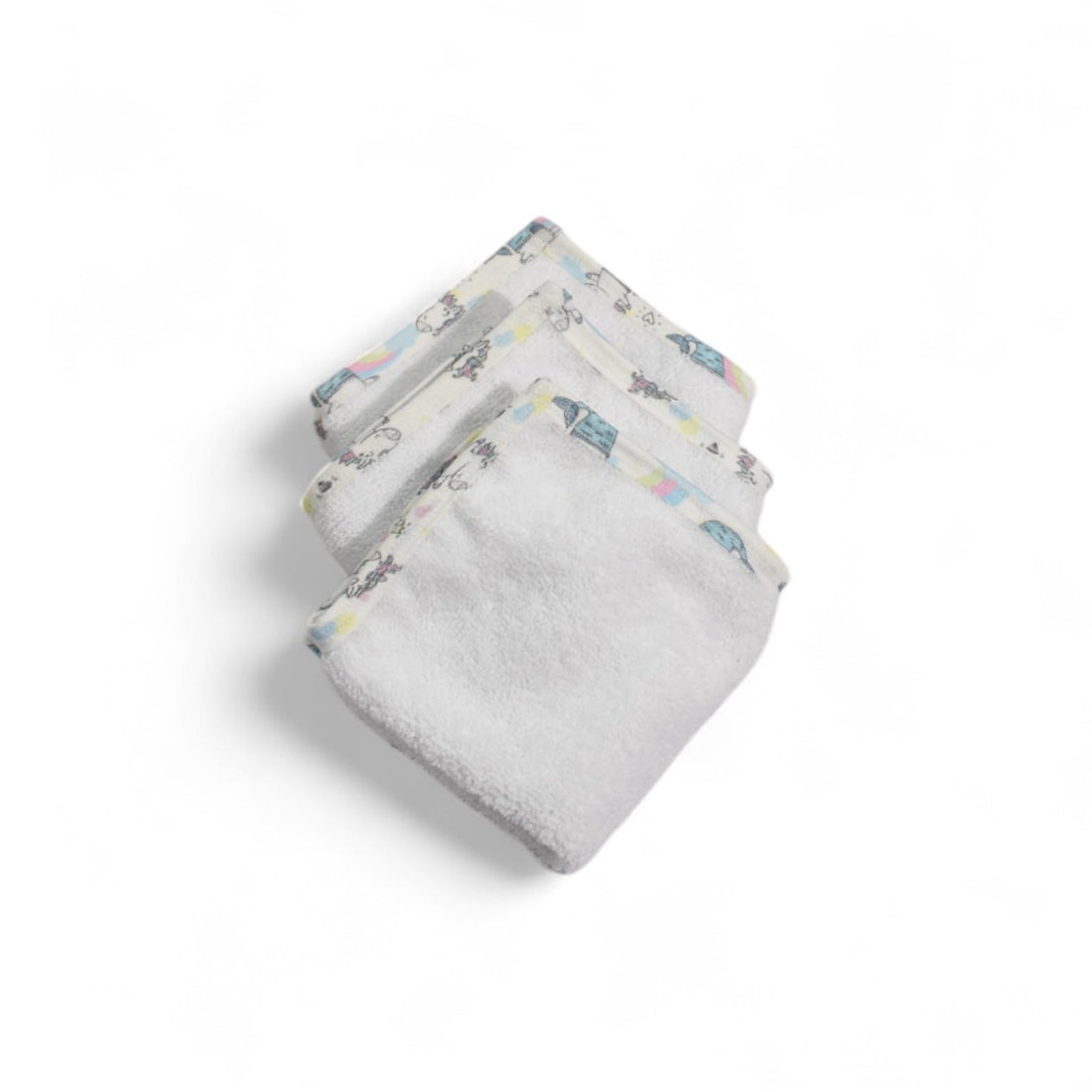 Unicorn Pattern Bath Small Towel Set 3 Pieces for 0-2 Years Babies
