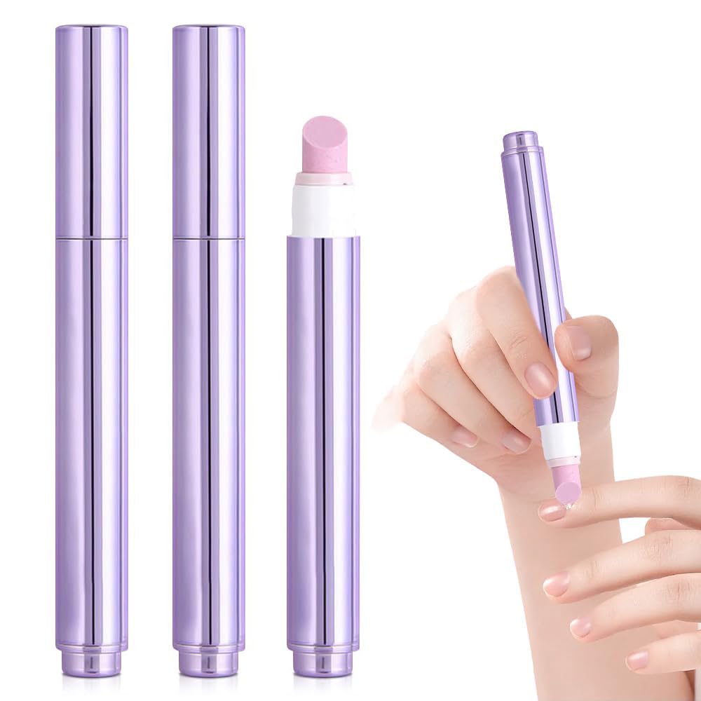 2025 Upgrade 3-in-1 Nail Care Pen, 2Pcs Cuticle Oil Pen for Nails, Cuticle Pusher Nail Oil Pen with Ceramic Tip for Hangnails, Dry & Damaged Nails, Moisturize Strengthen Brighten Nails Care
