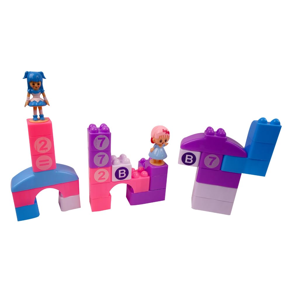 Colors a wooden toy for construction and mental development for children from Blocks Animal