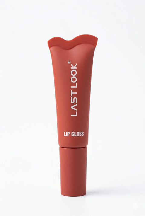 Last Look Lip Gloss, Glossy Finish, Nude and Red Shades, Shade 02