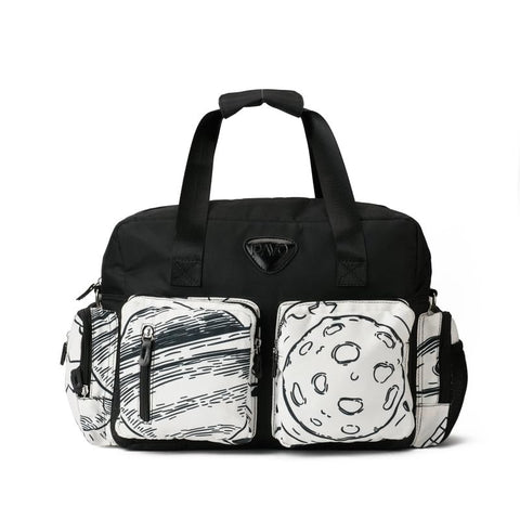 Pavo Unisex Diaper Bag 40 X 30 X 15 Cm Black