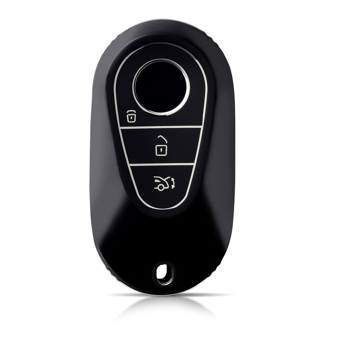 OFFCURVE Car Key Cover Car Key Case Key Fob Cover Car Key Protector 3 buttons Compatible with Mercedes Benz C-Klasse W206 S-Klasse W223 S300 S350 S450 S500 S350l S400l S500l C200 C260
