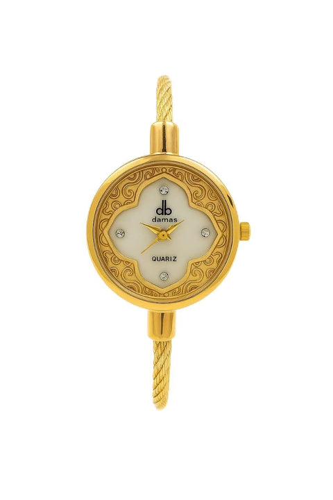 Women's Stainless Steel Wrist Watch - Elegant Classic Design Watch Braided Bracelet Crystal Embellished Dial