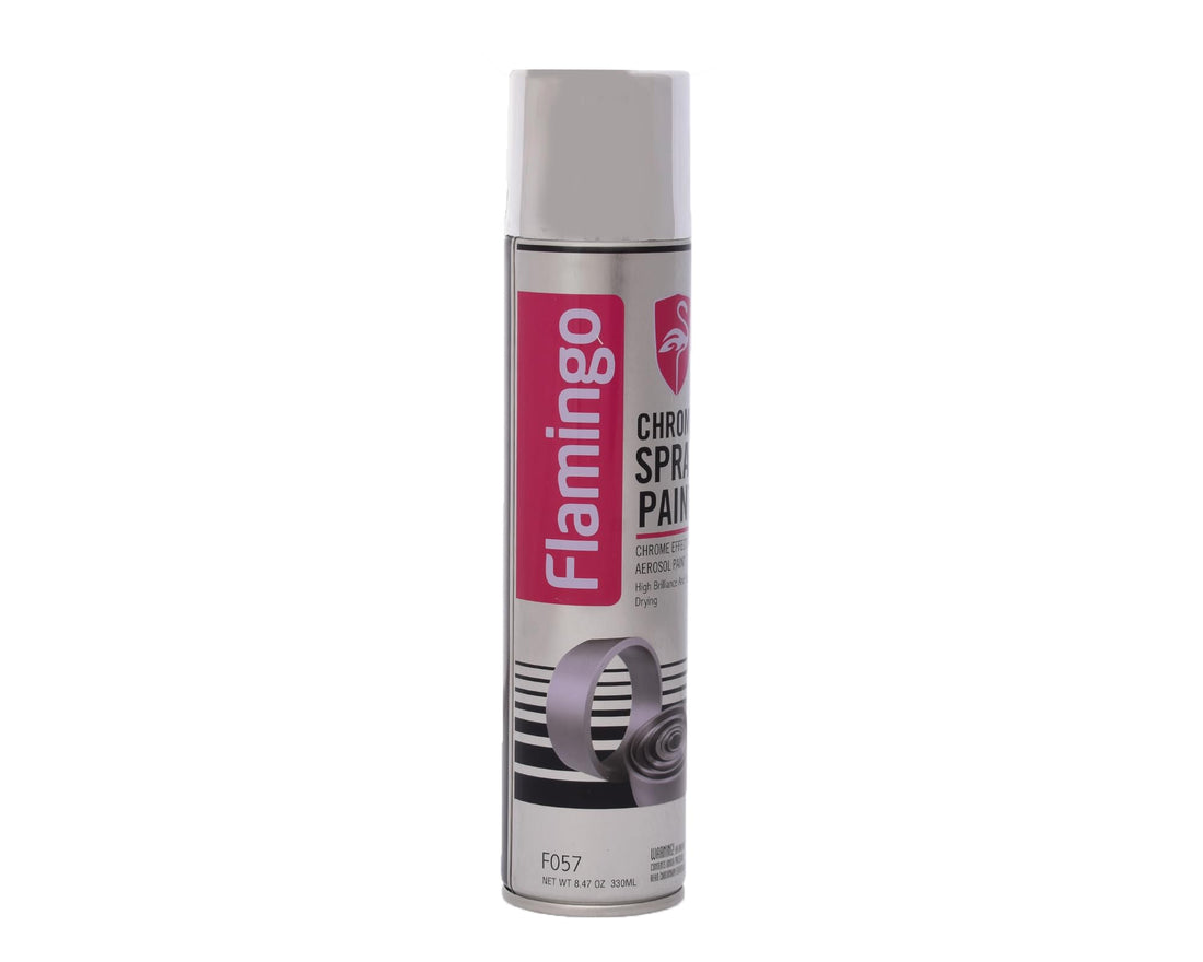 FLAMINGO CARCARE TECH Flamingo ND215 Chrome Spray Paint, 330ML With Perfect Design, Premium And Eco-Friendly Material - Multi Colour
