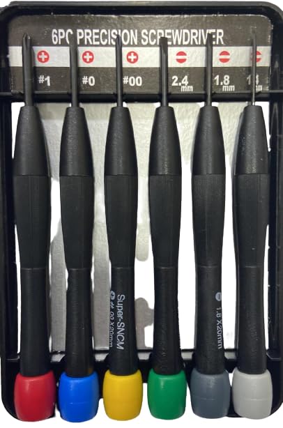 SCREWDRIVER SET GSD-463 6 PIECE Made in Taiwan