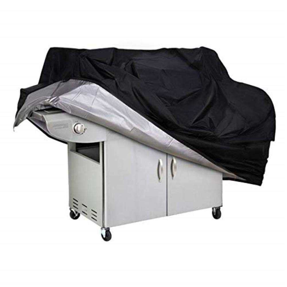 SKEIDO Waterproof Grill Cover Anti Dust Charcoal Electric Barbeque Garden Outdoor BBQ Protective Case 4 Sizes Black,145 x 61 x 117cm