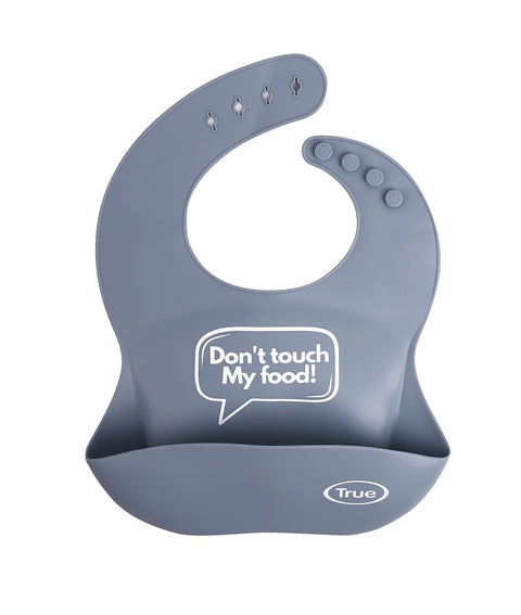 True Gold Silicon bib with pouch