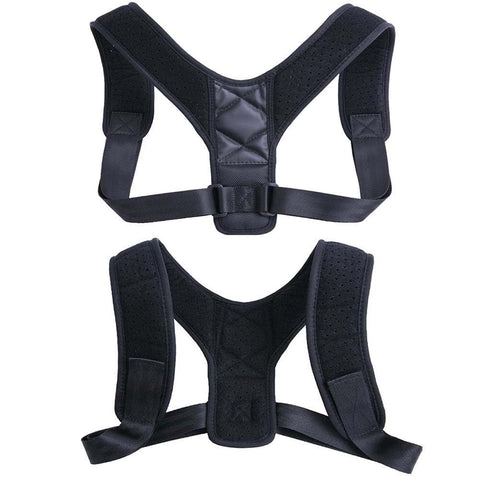 Back Brace Posture Corrector for Women &Men - Adjustable Shoulder Support, Upper Back & Clavicle Alignment, Comfortable Spine Support, Breathable, Invisible under Clothes, Size: Medium