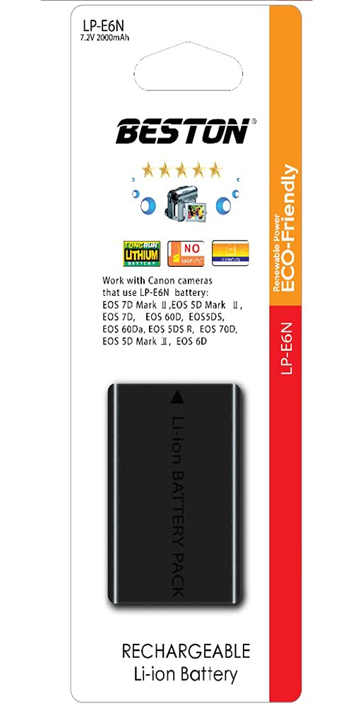 Beston Battery For Canon LP-E6N
