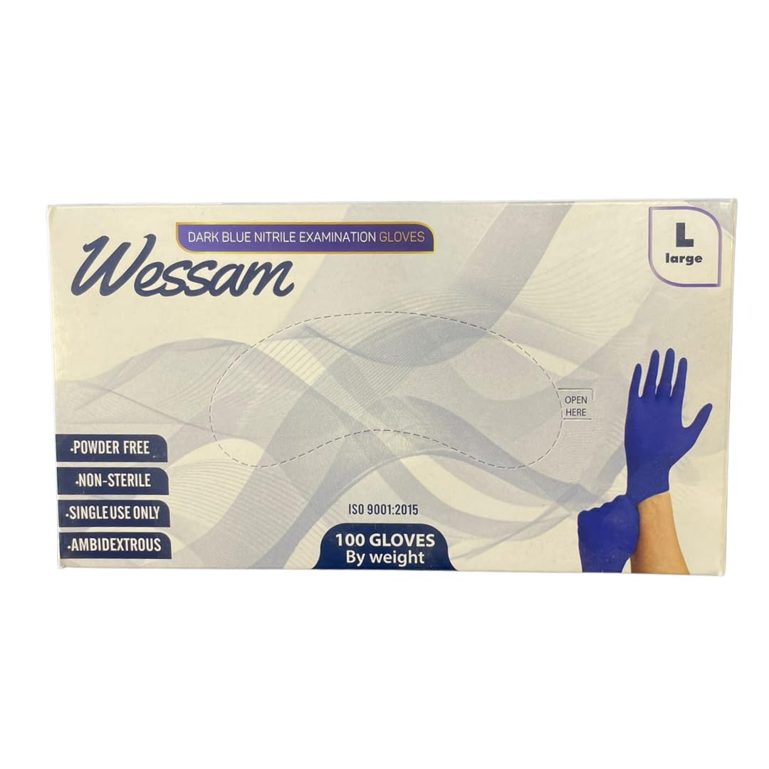 Disposable Gloves, 100 Count, Nitrile and Latex Options, Powder-Free, Non-Sterile, Multiple Sizes