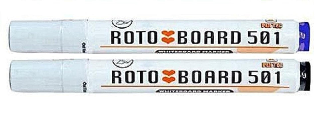 ROTO White board Marker set - 2 colors - Blue, Black