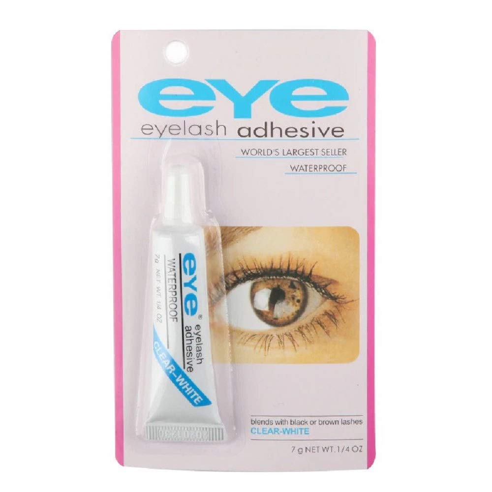Digital Shoppy Eyelashes Extension Glue Waterproof Adhesive (Clear White)