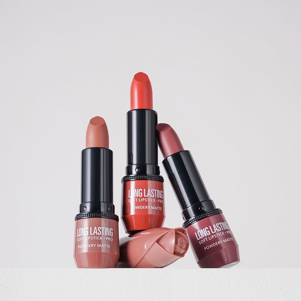 Menow Long Lasting Soft Lipstick Matte 6 Pcs - Collection 1
