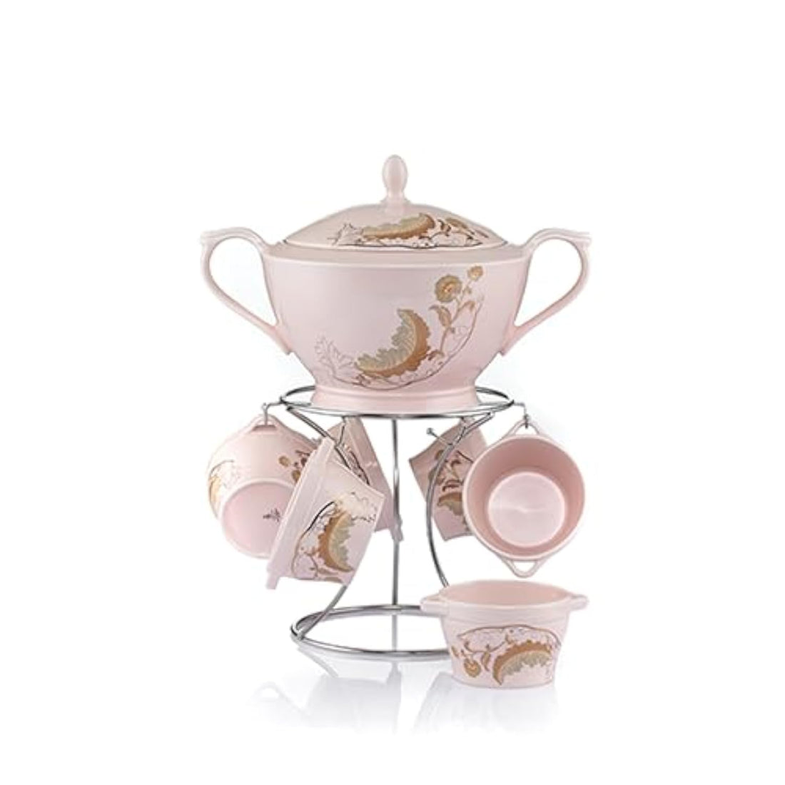 Lotus Soup Mug with Bowl Set