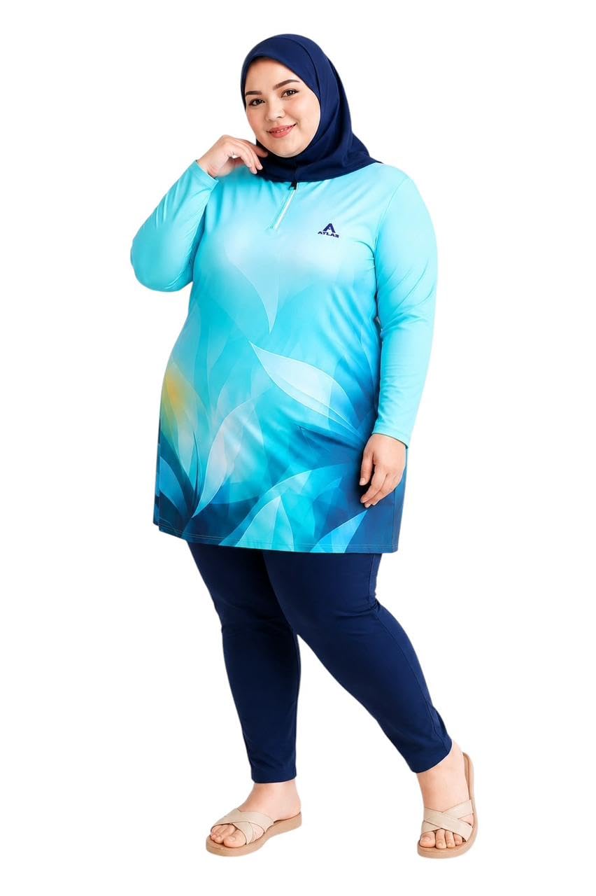 Women Burkini Swimsuit for Women Hijab - Special Sizes for Unique Elegance and Eye-catching Look