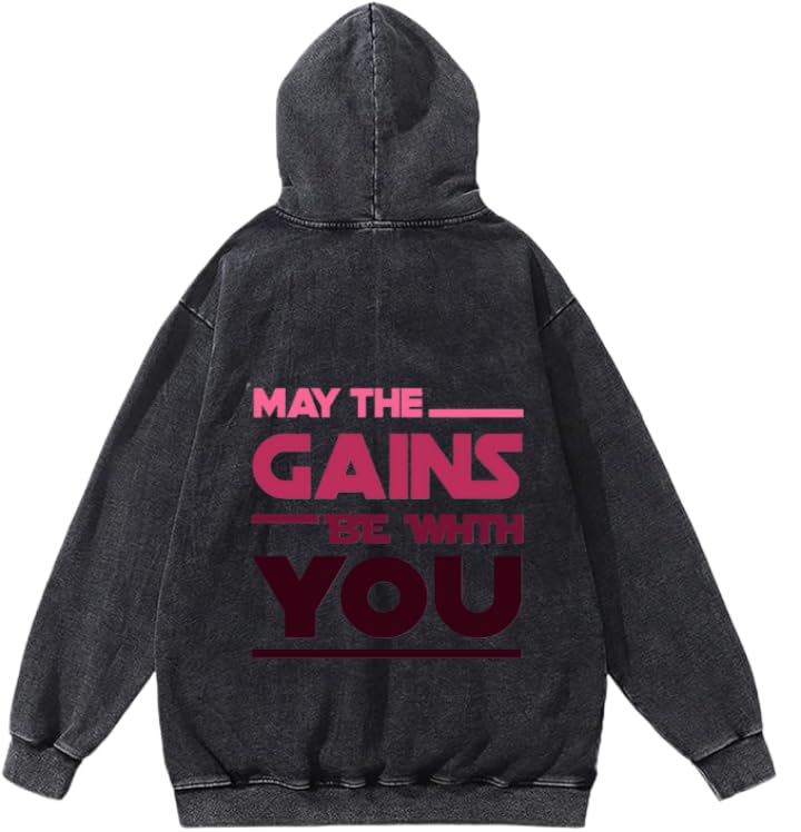 Hoodie Washed workout gym pilates Back 21