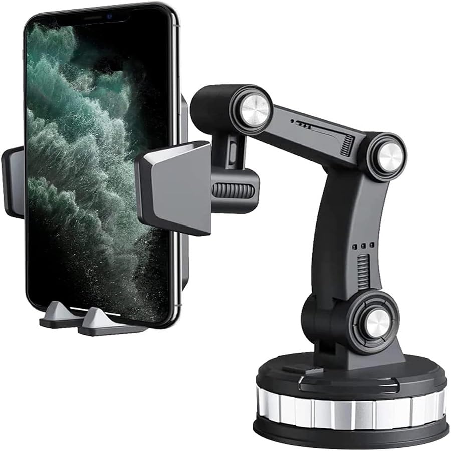 Diverse PO2758 Mobile Phone Holder for Cars, Black