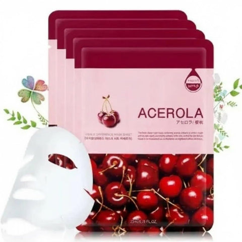 Facial Mask Sheet 23 ml Pack of 1 - Skin Clearing, Reduces Blemishes, Elasticity Care, Daily Skin Treatment Solution Sheet Mask