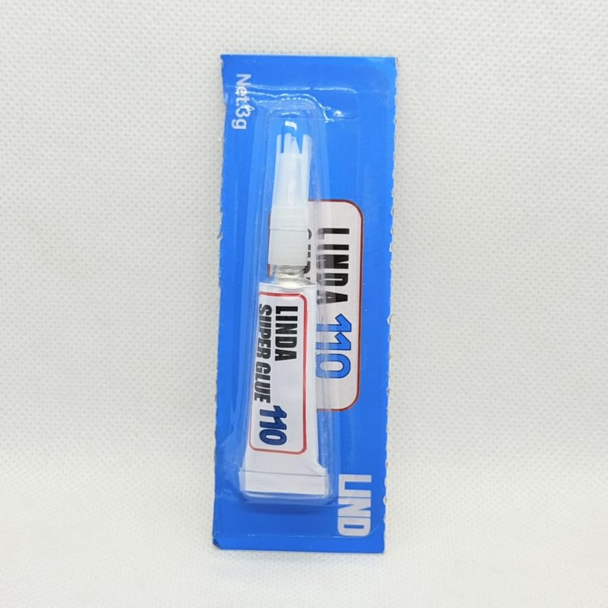 Super Nail Glue – Professional Strong Adhesive for Press On Nails & Artificial Nails | سوبر جلو أظافر – لاصق أظافر قوي واحترافي لتركيب الضوافر التركيب والفيك نيلز (2 Linda Super Glue)