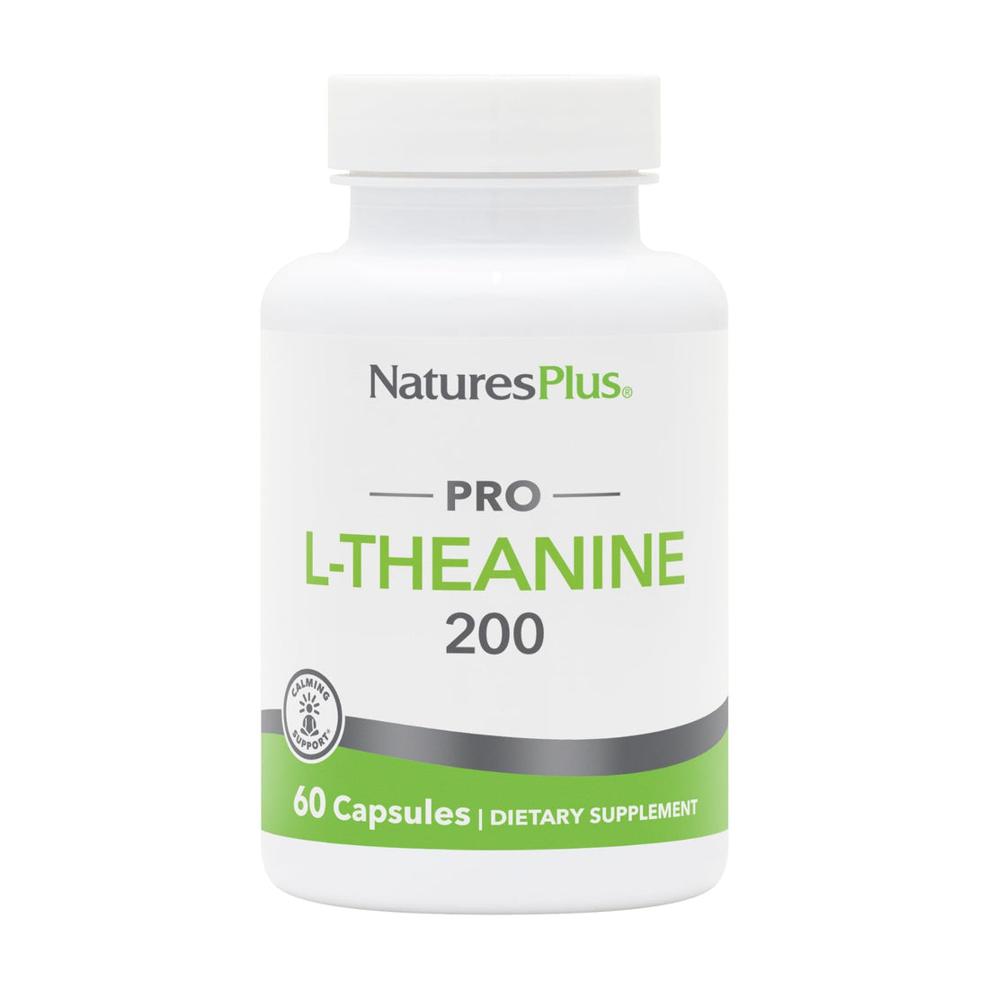 Natures Plus | L-Theanine 200mg | L-Theanine 200mg Vcap 60