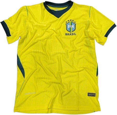 Brazil 2026 Yellow Unisex Adult Football T-Shirt - Comfortable Athletic Design