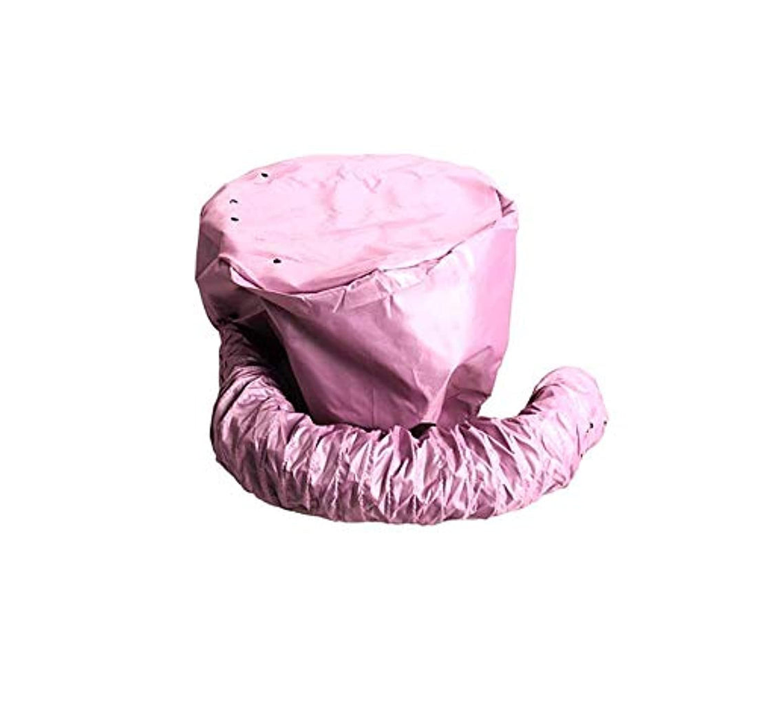Hair Care Perm Hair Dyeing Style Warm Air Drying Oil Cap Hair Dryer Bonnet Hood Nylon Hair Dryer Attachment Head Cover Oil Treatment Hat for Home and Salon Barber