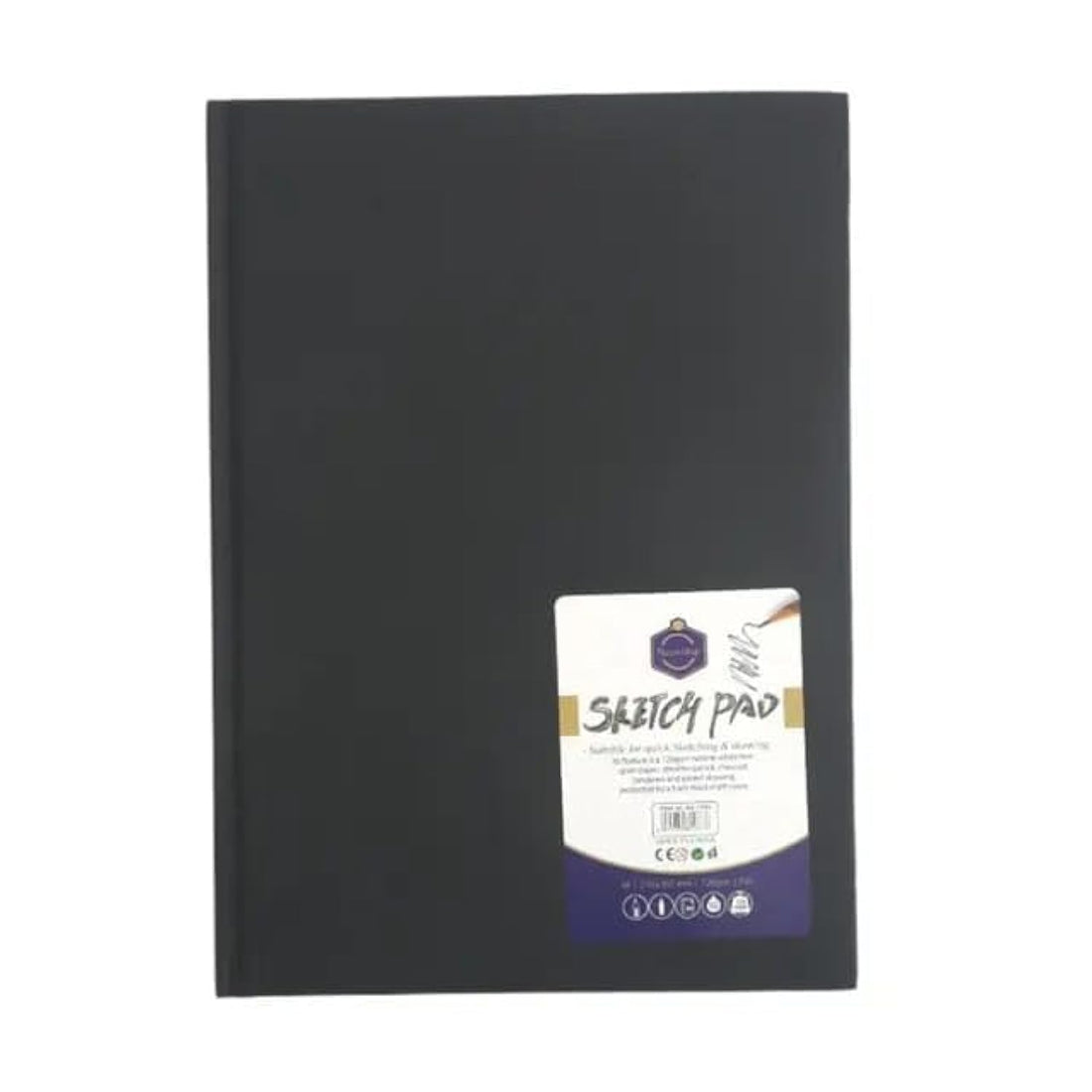 Keep Smiling A3-120S Sketchbook for Quick Drawing 42 x 297 mm, 120 GSM, White