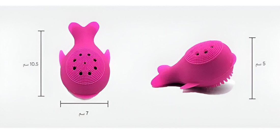 Face Cleanser - Whale-Inspired Silicone Exfoliating Brush for Deep Pore Cleaning and Relaxing Facial Massage, Promoting Smooth Texture and Lasting Fresh Radiance (5 piece of the color shown)