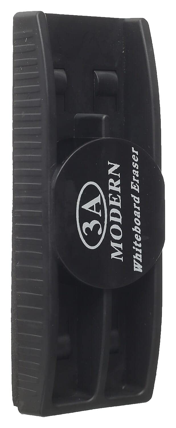 3A 167 Magnetic Whiteboard Eraser (Black)