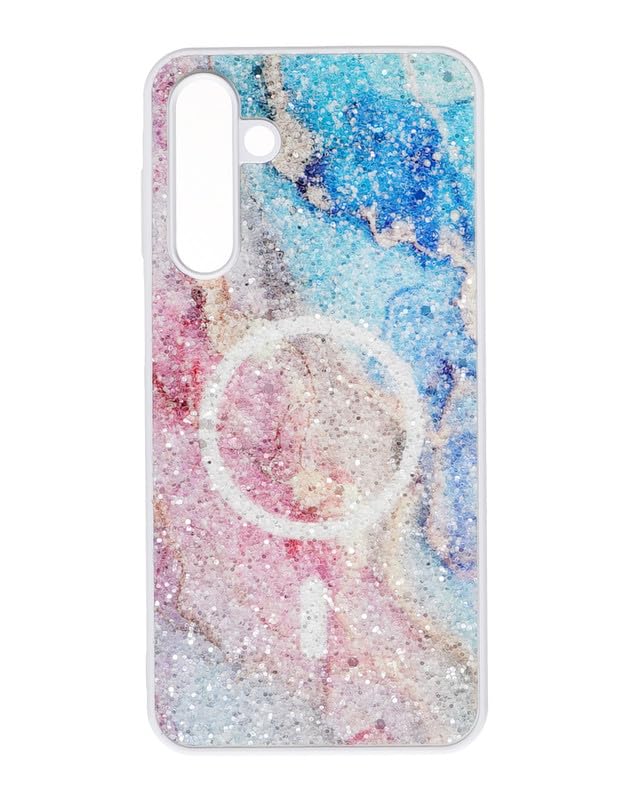 Grace Glitter Plastic Back Cover For Samsung Galaxy A16, Multi Color 37329619