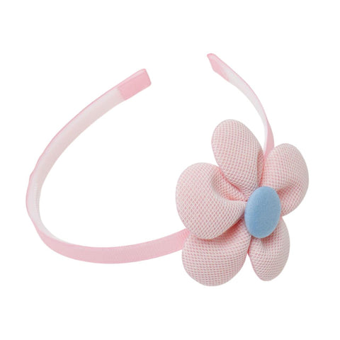 Pastel Fabric Flower Headband, Hair Accessories for Girls, Daisy Design (pink, 1)