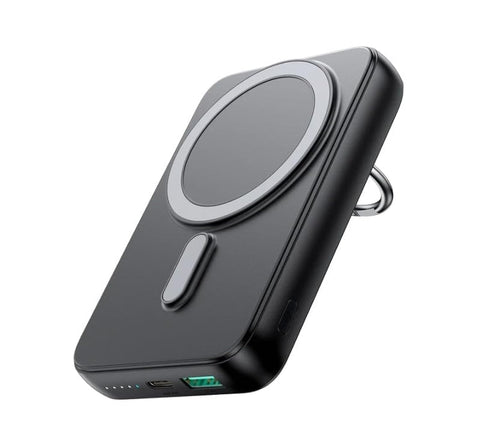 Joyroom W050 20W Magnetic Wireless Power Bank with Ring Holder 10000mAh-Black