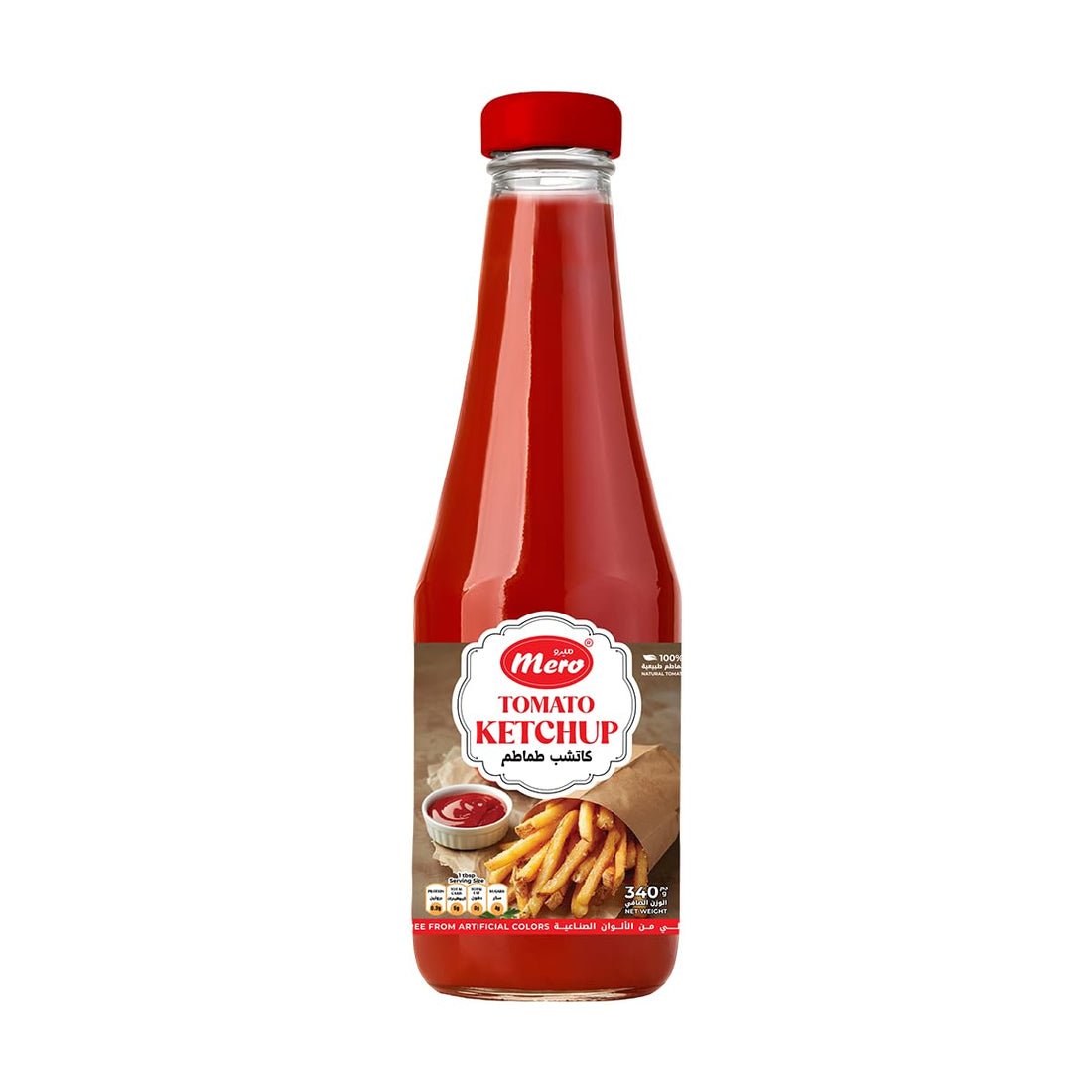 Mero Premium Tomato Ketchup in Bottle 340 g
