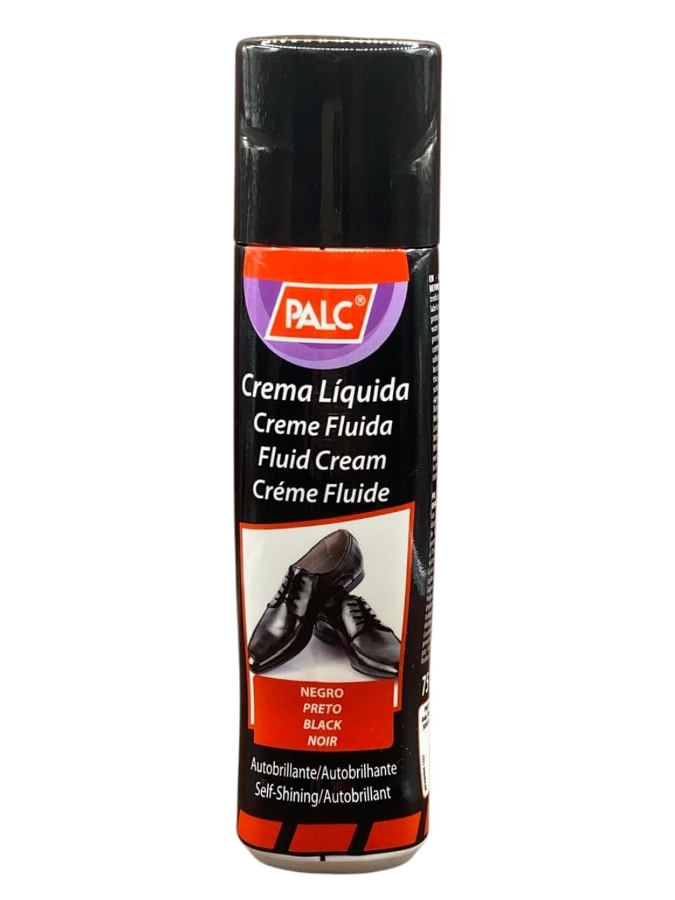 Palc Liquid Shoe Cream 75 Ml Designed To Protect Black Leather Shoes