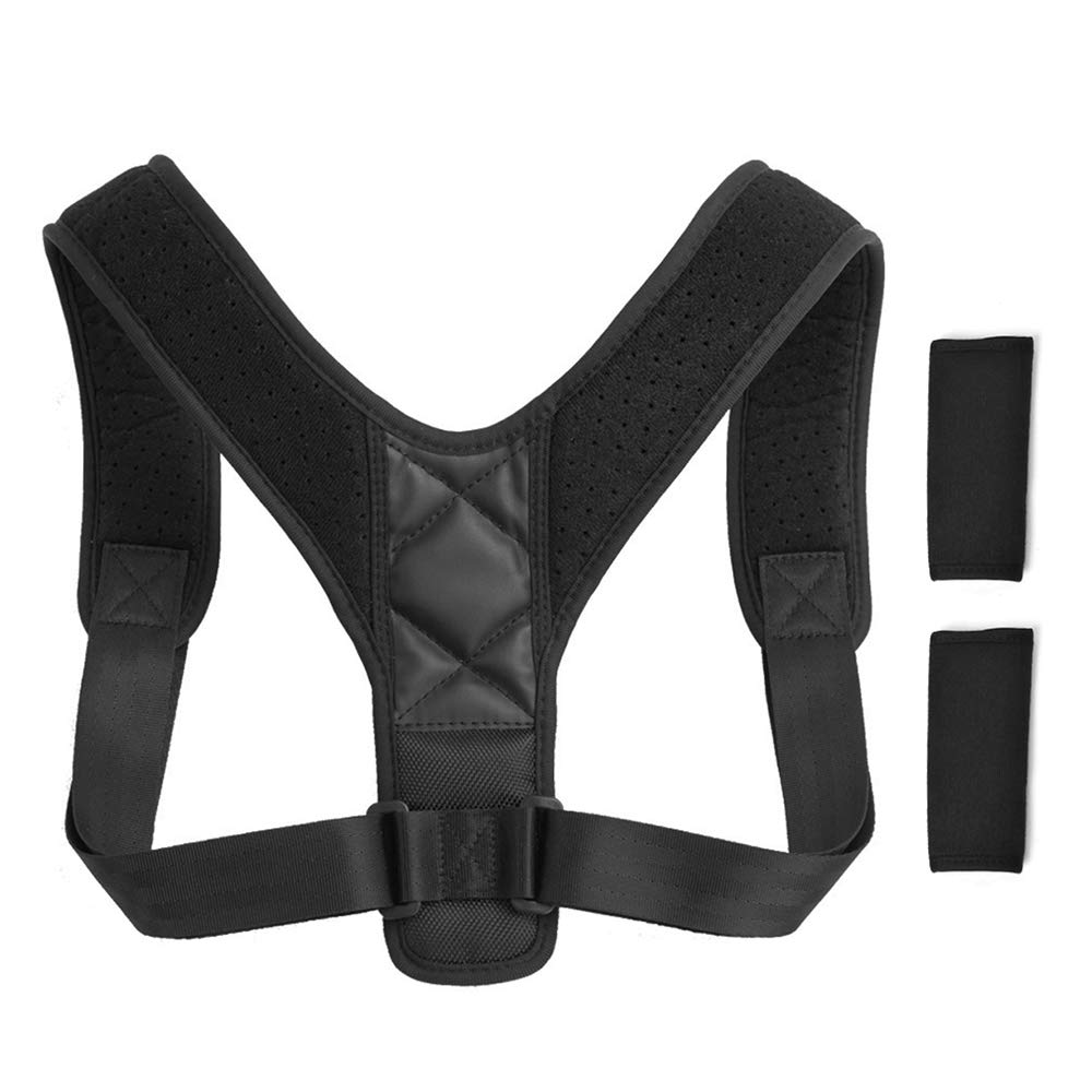 Posture Corrector,Posture Corrector with Shoulder Pads Men Women Adjustable Back Trainer Shoulder Straps Back Brace Support